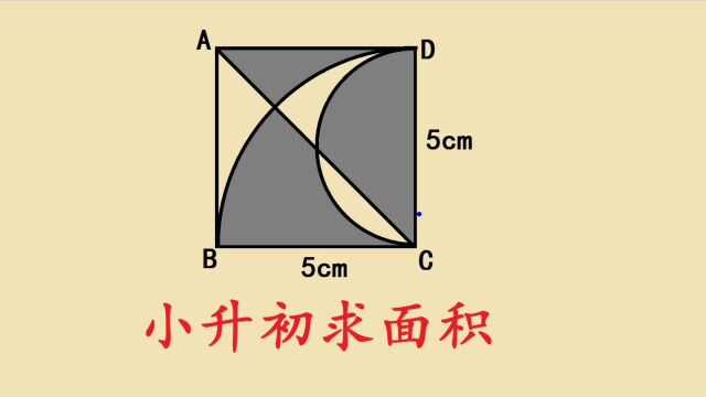 小升初:玩好正方形的两条对角线,此题可快速秒解