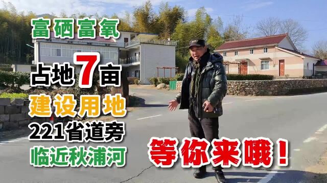 农村养老租房有风险?别怕!7亩建设用地任你发挥,位置太好了