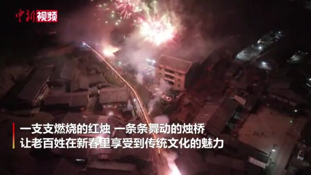 福建沙县:迎烛桥年味浓