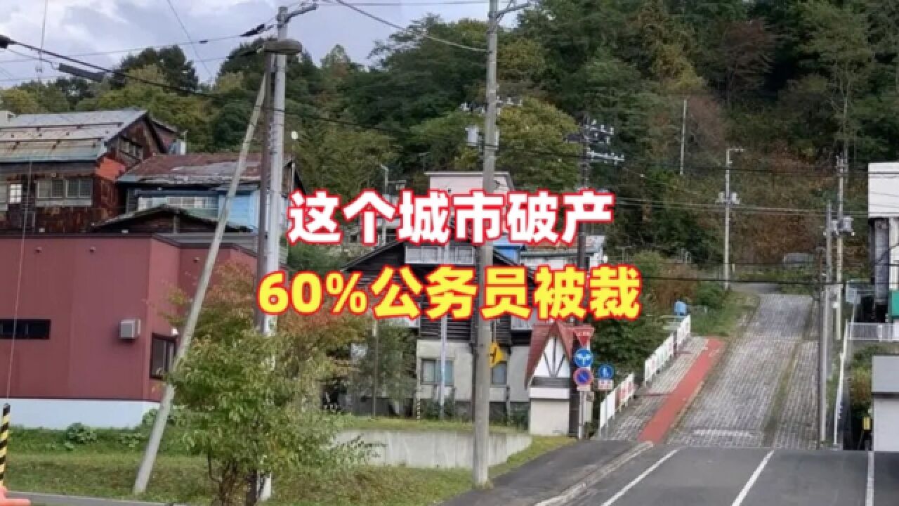 这个城市破产,60%公务员被裁