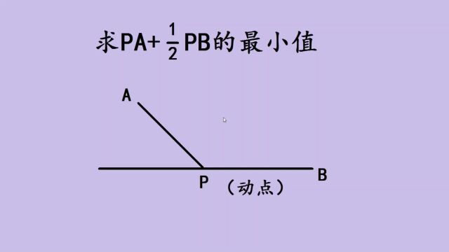 中考热点题型:胡不归问题