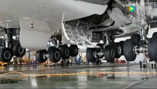 A380主起落架舱门收放3D动画演示