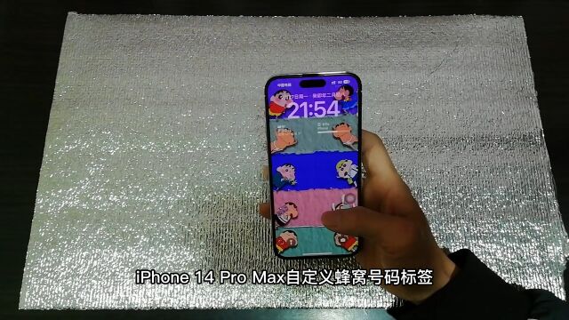 iPhone 14 Pro Max自定义蜂窝号码标签