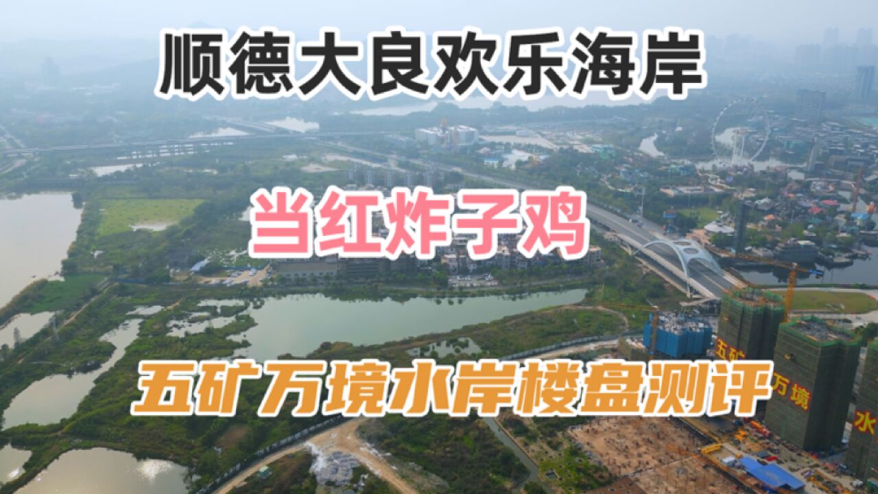 佛山楼市:顺德大良欢乐海岸五矿万境水岸楼盘测评分析,这里值得买吗?