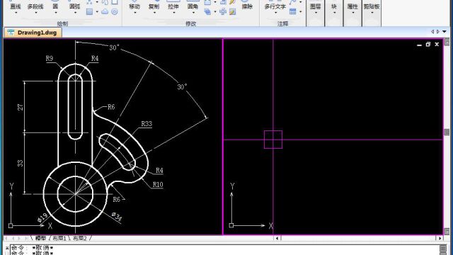 CAD基础绘图,CAD2D平面图制作方法,矩形的绘制,圆的相切与应用CAD61