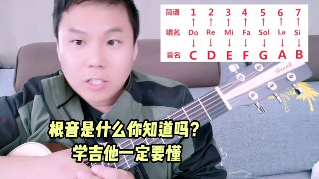 根音是什么你知道吗?学吉他一定要懂的基础知识