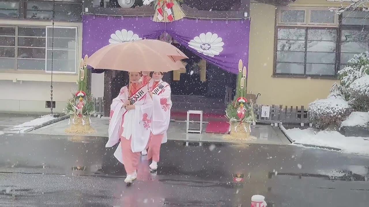 ⛩️神社新年祈福,偶遇神女.想带第一个小姐姐回家