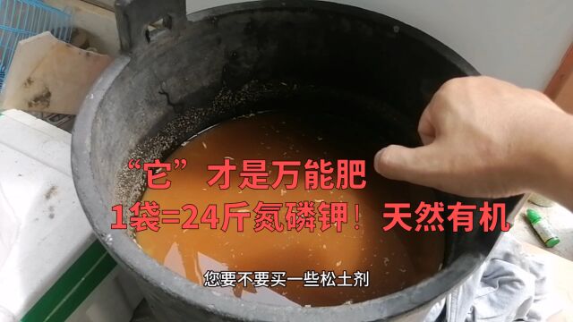 1袋花生麸等于24斤氮磷钾?花生麸种树4个好处,你知道几个?