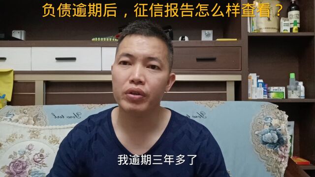 逾期后,征信报告怎么样查看?