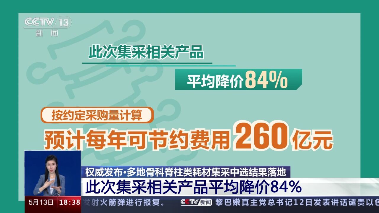 权威发布 多地骨科脊柱类耗材集采中选结果落地