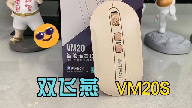 键盘能当鼠标用?双飞燕VM20S用嘴打字是真的高效