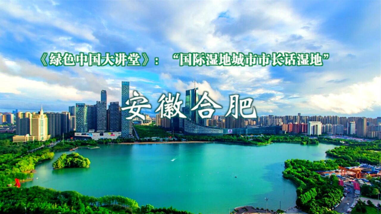 国际湿地城市市长话湿地——安徽合肥