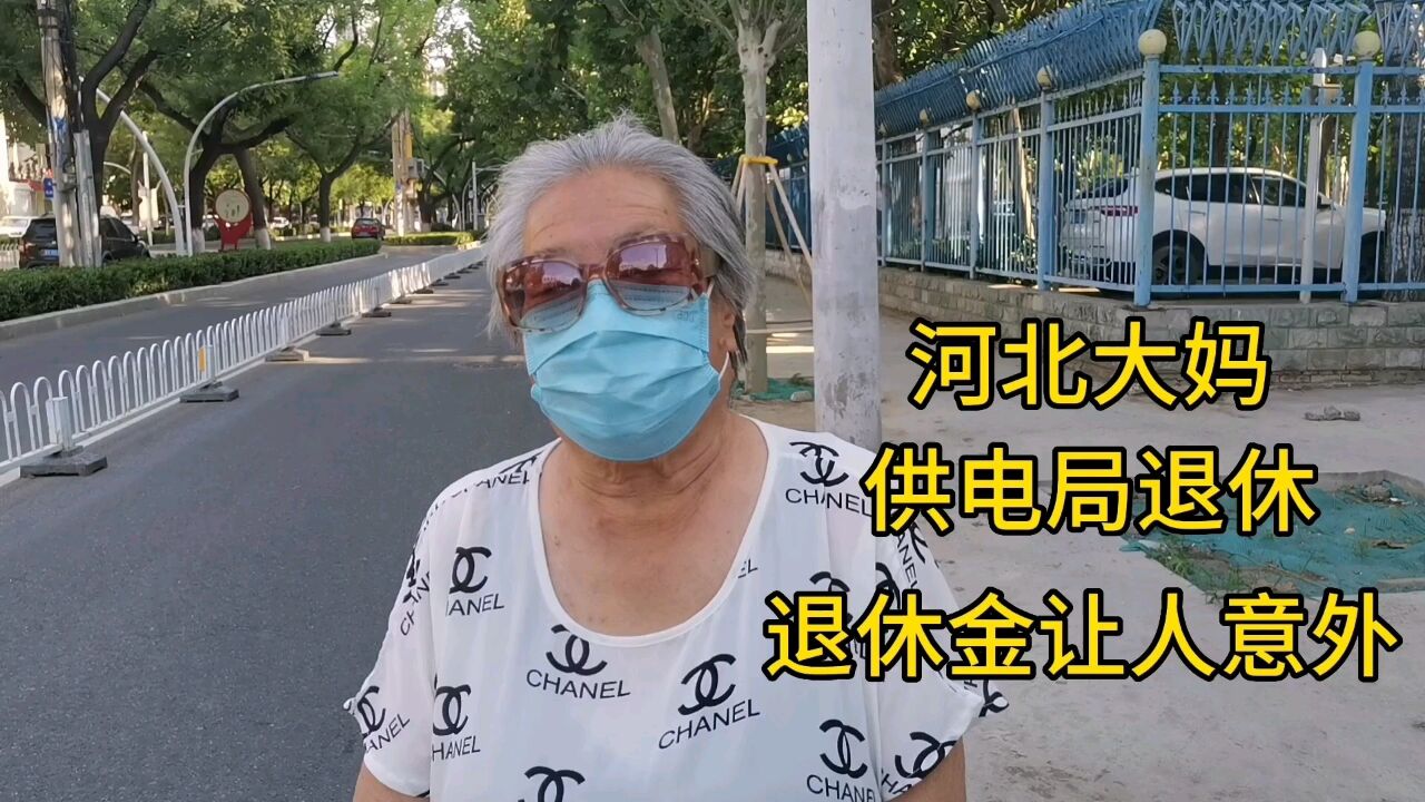 河北大妈,供电局退休,退休金让人意外!