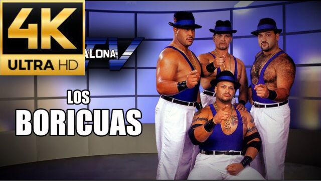 WWE超清4K怀旧经典Los Boricuas波多黎各人1997年出场音乐mv