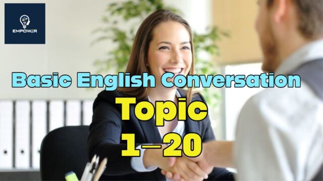 100 Basic English conversations 120  English Learning