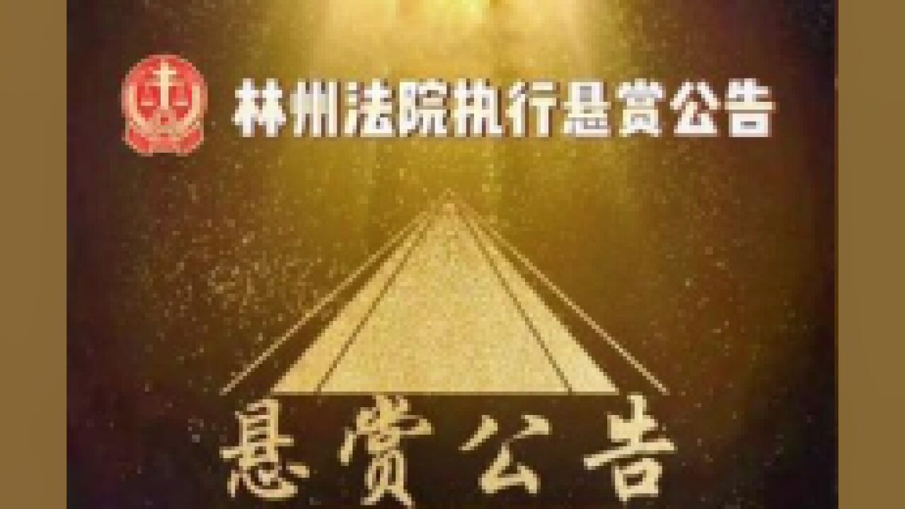 林州法院发布悬赏公告!