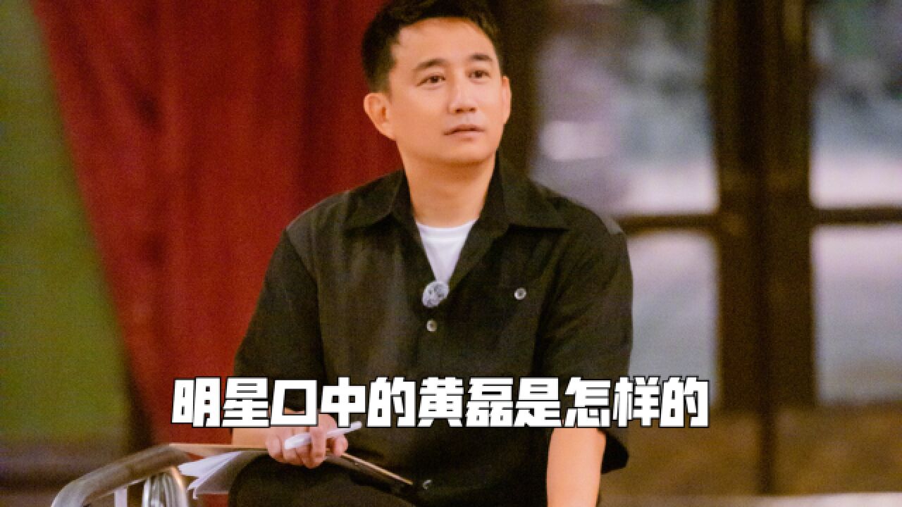 明星评价黄磊!赵宝刚直言他能有今天的成就,和他蔫坏有关系