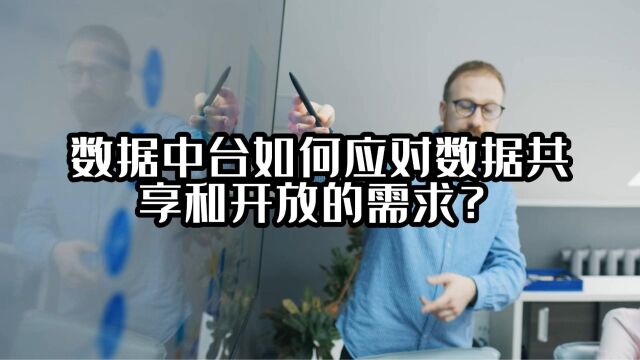 数据中台如何应对数据共享和开放的需求?