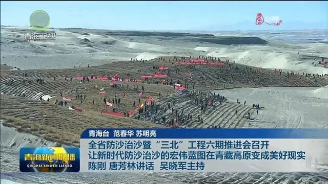 全省防沙治沙暨“三北”工程六期推进会召开 让新时代防沙治沙的宏伟蓝图在青藏高原变成美好现实 陈刚唐芳林讲话 吴晓军主持