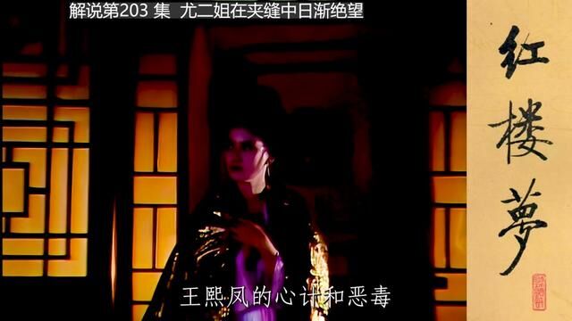 第203 尤二姐在夹缝中日渐绝望 #87版红楼梦 #红楼梦解说 #怀旧经典影视 #王熙凤 #尤二姐