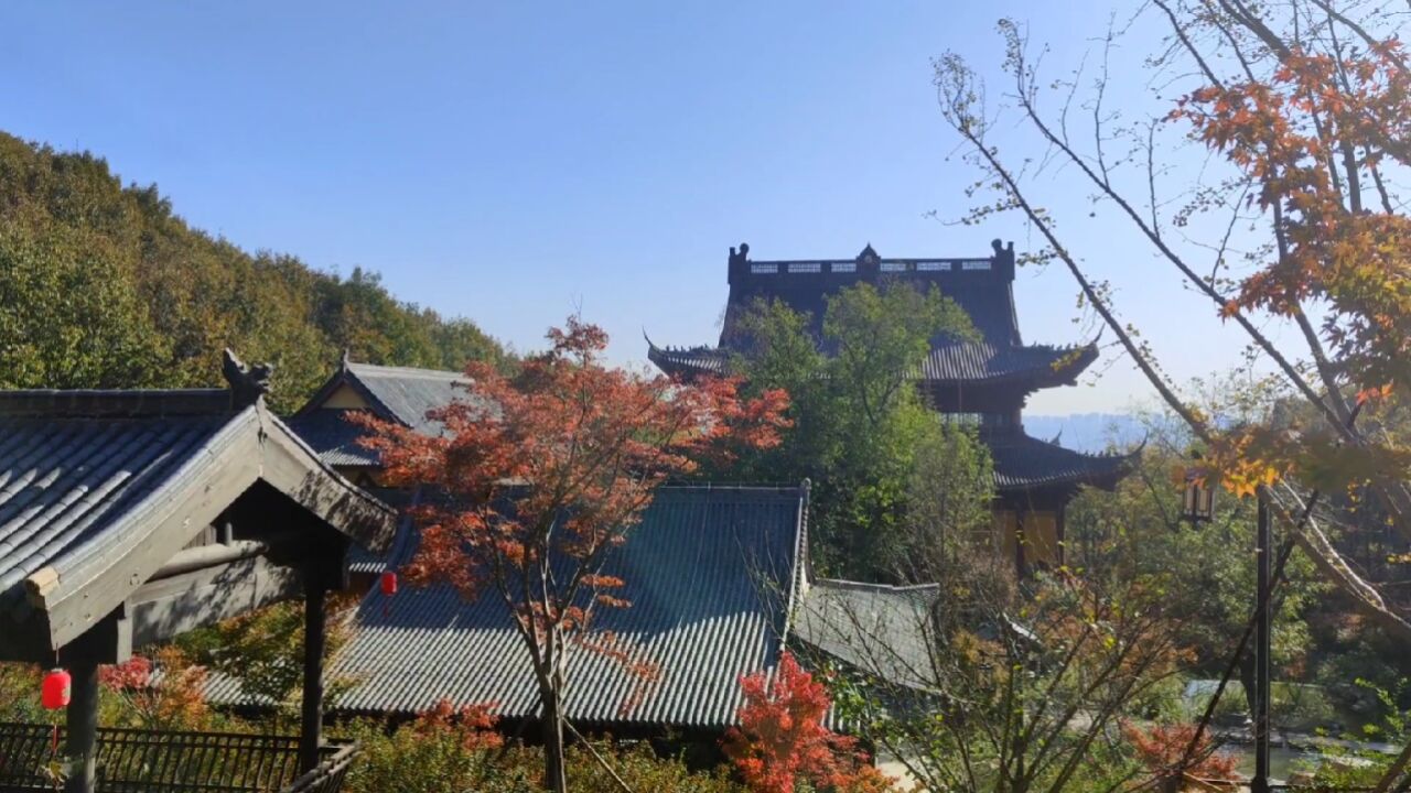 淮北平川第一神山,红叶飞瀑让人留恋不舍,在这参禅入定人生快事