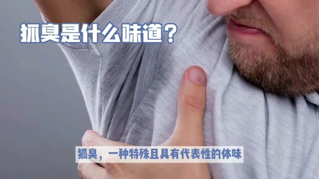 狐臭是什么味道?