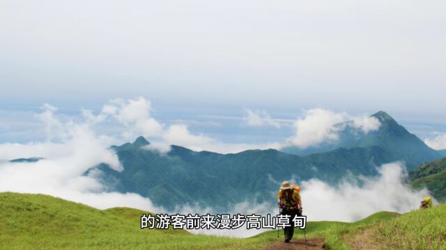 江西武功山漫步高山草甸