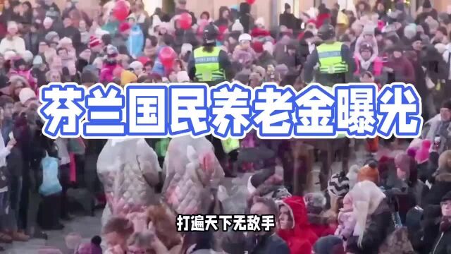 芬兰国民养老金曝光,真的没想到.