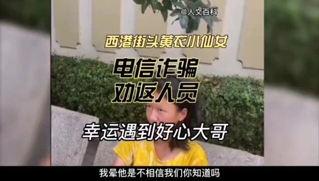 惊现柬埔寨街头黄衣小仙女后续 电信诈骗 全民反诈 柬埔寨 真实事件