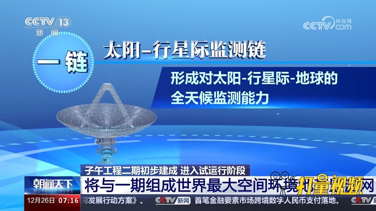 子午工程二期初步建成,将与一期组成世界最大空间环境地基监测网