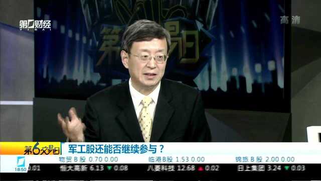 安信证券冯福章:军工板块反弹将延续