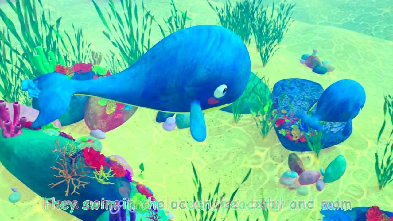 Mom and Baby Blue Whale Lullaby | CoCoMelon Nursery Rhymes & Kids Songs ...