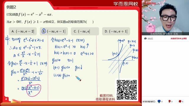 0211高三《数学导数的应用—恒成立问题(1)》