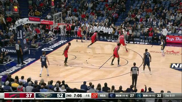 NBA常规赛：猛龙vs鹈鹕原声解说全场回放