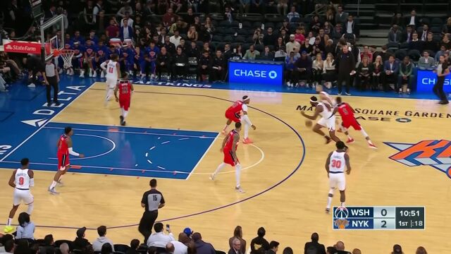米切尔罗宾逊vs奇才集锦 篮下连续暴虐篮筐砍下20分