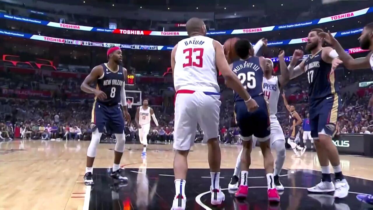 NBA:锡安复出率队送快船四连败