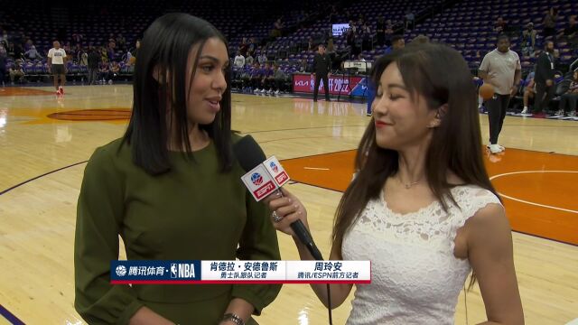 前方连线周玲安：勇士正在努力磨合第二阵容 普尔和格林都打的非常职业