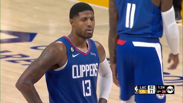 NBA常规赛：快船vs湖人皓篮球解说全场回放
