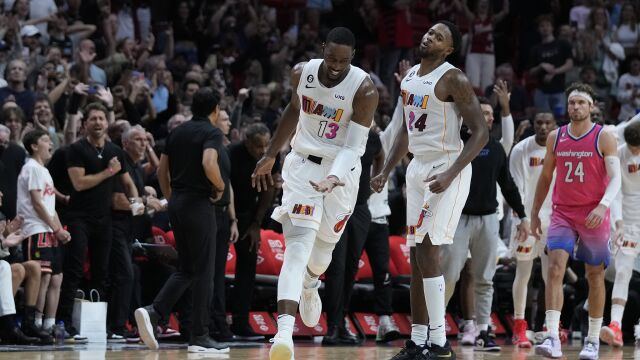 奇才107-110热火 阿德巴约38+12热火险胜奇才