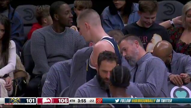 NBA常规赛：掘金vs老鹰第4节中文解说回放