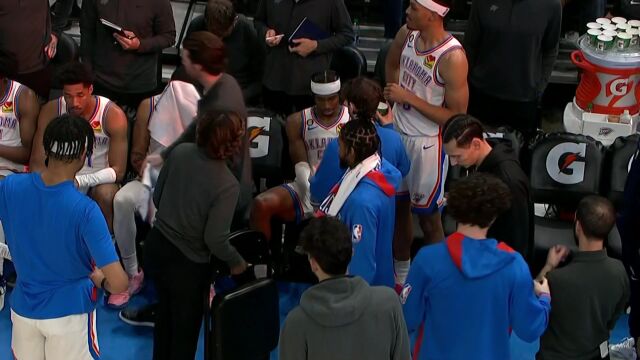 NBA常规赛：老鹰vs雷霆第4节 中文解说回放