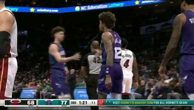NBA常规赛：热火VS黄蜂英文原声全场回放