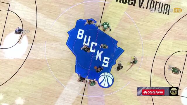 NBA常规赛：凯尔特人vs雄鹿第1节中文解说回放