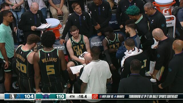 NBA常规赛：独行侠vs黄蜂第4节中文解说回放