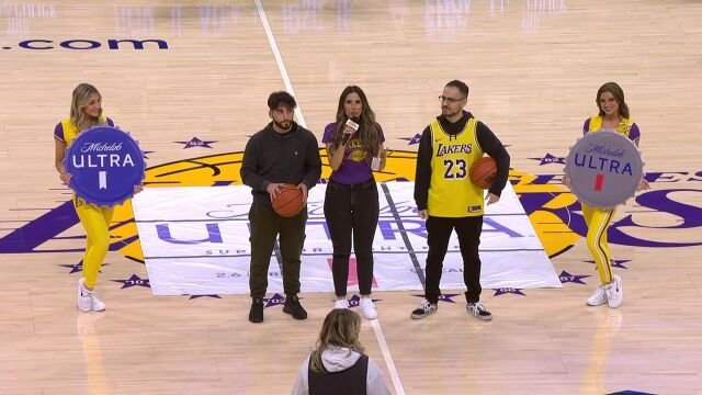 NBA常规赛：独行侠vs湖人第3节英文原声回放