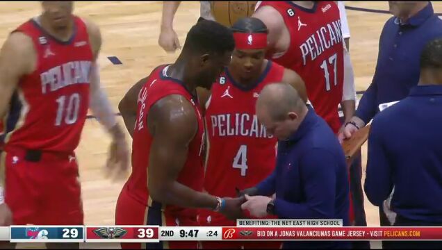 76人vs鹈鹕第2节英文原声回放