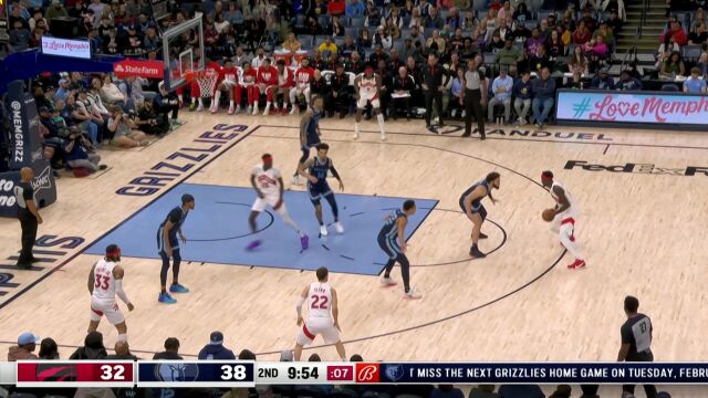 贝恩vs猛龙集锦 空砍26分能里能外独木难支