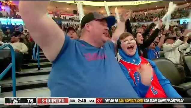 NBA常规赛：篮网vs雷霆中文解说全场回放