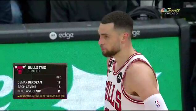 NBA常规赛：骑士vs公牛第4节 中文解说回放