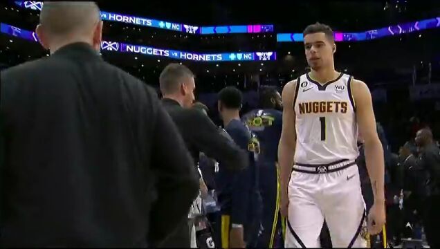 NBA常规赛：掘金vs黄蜂第1节中文解说回放
